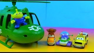 Creative Play Storytelling Buzz Lightyear amp Woody get shrunk by Zurg turned into Cars [upl. by Gregg]