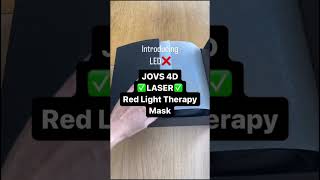 LED❌ Laser ✅ Red Light Therapy Mask  JOVS 4D Laser Mask unboxing lasertherapy skincareproducts [upl. by Iznil337]