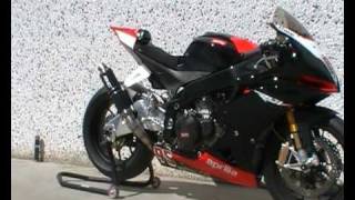 APRILIA RSV4 SCPROJECT EXHAUST VIDEOampSOUNDavi [upl. by Ahtnicaj]