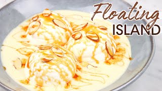 Île Flottante Recipe Floating Island with Crème Anglaise Caramel Sauce amp Meringue  How To Cuisine [upl. by Htelimay240]