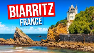 BIARRITZ  FRANCE City tour of Biarritz France in 4K [upl. by Lenuahs]