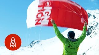 Snowkiting Is Every Extreme Winter Sport in One [upl. by Idnak]