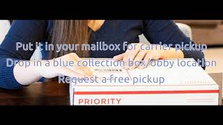 How to ship a domestic package via USPS [upl. by Jocelyn]