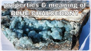 Blue Chalcedony Meaning and Spiritual Properties [upl. by Kassaraba453]