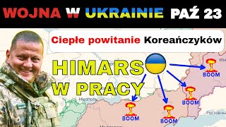 23 PAŹ ZMIAŻDŻENI W DZIEŃ Ukraińcy RAŻĄ PÓŁNOCNOKOREAŃSKIE BAZY  Wojna w Ukrainie Wyjasniona [upl. by Justis]