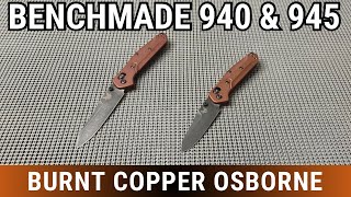 UNBOXING NEW BENCHMADE 940 amp 945 OSBORNES [upl. by Debby]