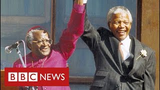 Tributes to antiapartheid hero Archbishop Desmond Tutu  BBC News [upl. by Artened]