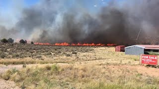 Fruitland Shed Fire Courtesy Brian Giacomo [upl. by Whale]