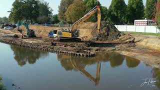 Dommel werkzaamheden In Sint Oedenrode 2024 [upl. by Onitsirc328]