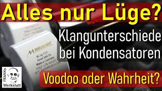 MEIN KONDENSATOR ATMET  Klang von Kondensatoren  technisch begründet  DIY elektronik [upl. by Cedell]