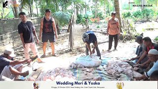 ACARA MASAK MASAK WEDDING MERI amp YOSKA [upl. by Haisej]