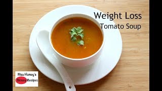 Weight Loss Tomato Soup Recipe  Oil Free Skinny Recipes  Weight Loss Diet Soup  Immune Boosting [upl. by Yllas]