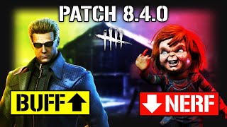 NEW PATCH 840 PTB NERF CHUCKY  BUFF WESKER BUFF DEMOGORGON FR  DEAD BY DAYLIGHT [upl. by Morrill]