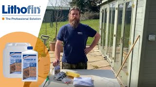 How to Seal Indian Sandstone Paving using Lithofin Products [upl. by Sunderland]