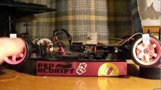 Sakura S Zero CounterSteer Setup CS 16 RC Drift [upl. by Lizzie]