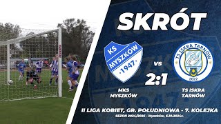 7 kolejka 2 LIGA KOBIET 202425 MKS Myszków  TS Iskra Tarnów 21 [upl. by Nelak]