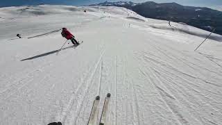 Serre chevalier piste bleue Chauvet [upl. by Resiak42]