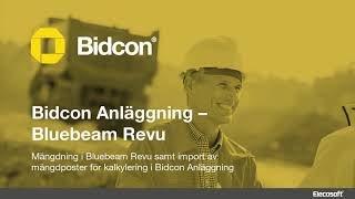 Bidcon Anläggning Bluebeam Revu [upl. by Ial]