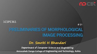 01  Morphological Image Processing  Preliminaries [upl. by Aihselef]