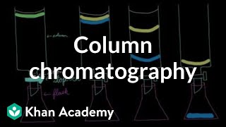 Column chromatography  Chemical processes  MCAT  Khan Academy [upl. by Kimber354]