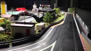 Massive Digital Scalextric Set  Thatchers Raceway  Jadlam Racing Models [upl. by Olsson792]