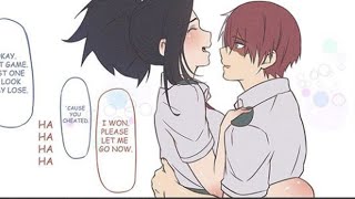 Todoroki And Momo Cute Moment  My Hero Academia Comic Dub [upl. by Rika]