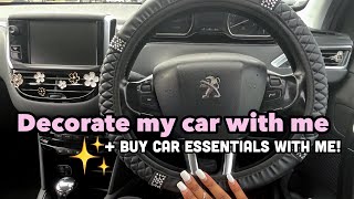 DECORATE MY CAR WITH ME  CAR ESSENTIALS [upl. by Tneicniv]