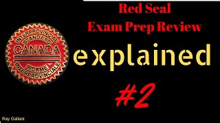 red seal exam prep review explained  2 [upl. by Adniles]