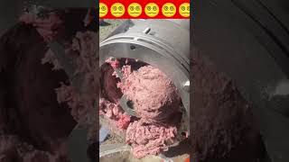 FISH MEAT GRINDER MACHINE meat meatcuttingskills meat shortfeed [upl. by Nanyt]