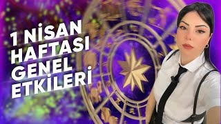 1 NİSAN HAFTASI NELER OLUYOR  Astrologmineolmez [upl. by Atteras351]