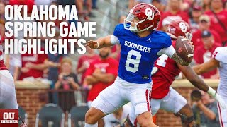 Oklahoma Sooners Spring Game Full Highlights [upl. by Airamasor892]