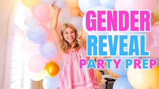 GENDER REVEAL PARTY PREP  My Sister is Having a BABY [upl. by Oniliuqnart]