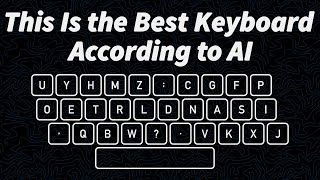 Using AI to Create the Perfect Keyboard [upl. by Rebecka]