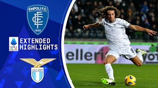 Empoli vs Lazio  Extended Highlights  Serie A  CBS Sports Golazo [upl. by Jovitah]