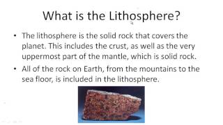 What is the Lithosphere [upl. by Ardnasak394]