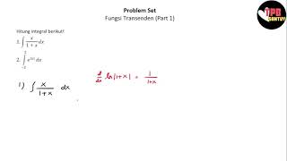 Problem Set Fungsi Transenden  Part 1 [upl. by Onfre]