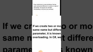 C Member Overloading Short  malayalam tutorial  csharp programming language [upl. by Eiresed]
