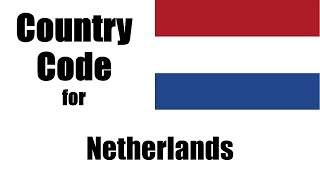 Netherlands Dialing Code  Dutch Country Code  Telephone Area Codes in Netherlands [upl. by Zendah]