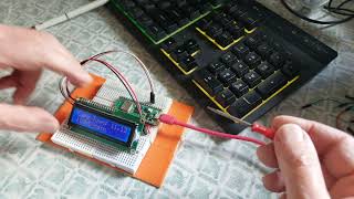 Raspberry Pico weather report via WiFi on a LCD screen [upl. by Yenahs840]