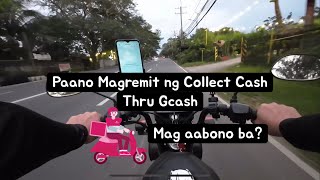 Paano magremit ng cash collections thru gcash  panda rider app tutorial  buhay delivery rider [upl. by Ahsimac236]