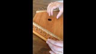 Black Muddy River Played on a Zither  Lap Harp [upl. by Heringer]