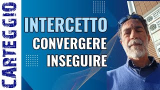 CARTEGGIO  INTERCETTO con rotta CONVERGENTE e a INSEGUIRE [upl. by Mcclimans]