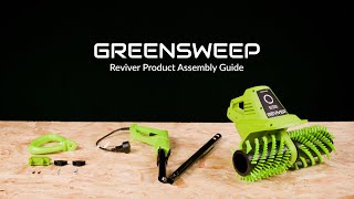 GreenSweep Reviver Artificial Grass Sweeper  Quick Assembly Guide [upl. by Jeniffer]