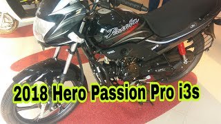 2018 Hero Passion Pro i3s BS4 Walk around and review [upl. by Mathias]