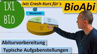 Typische Aufgabenstellungen im Biologie Abitur  Bioabi 2022  Vergleichen  Basiskonzepte [upl. by Arek215]