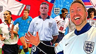 Top 10 GREATEST England Kits EVER 🤩 [upl. by Yrolam]