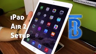 Setup amp Erster Start Apple iPad Air 2 Gold 64GB LTE GermanDeutsch [upl. by Nasaj]