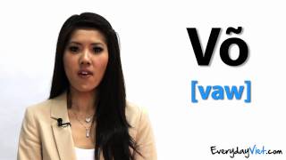 Learn Vietnamese Lesson 12 Pronouncing 20 Common Vietnamese Last Names [upl. by Eigla202]