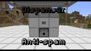 Tuto redstone  24 Distributeur antispam FR [upl. by Ehtnax]