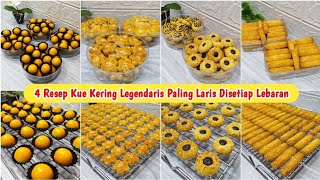 4 RESEP KUE KERING YANG WAJIB ADA DISAAT LEBARAN😉KUKER LEGENDARIS PALING ENAKPaling Mudah Dibuat👍 [upl. by Longo843]